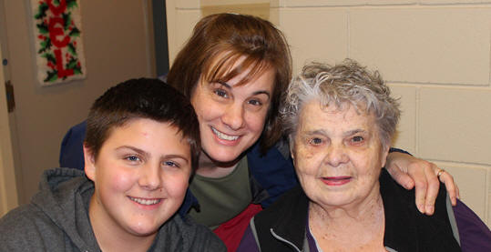 Family at Adult Day Program